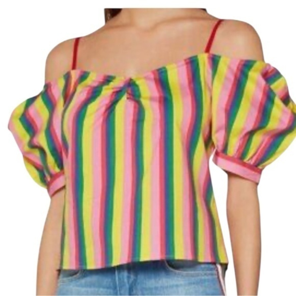 Staud Multicolored Top Size L